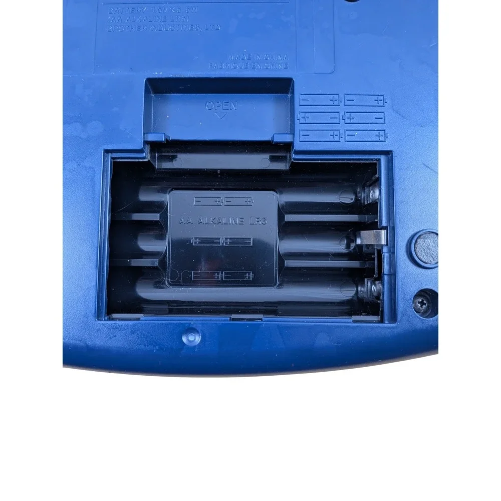Brother Label Maker Blue PT-1880 P-Touch Electronic Labeling System No Cord Used
